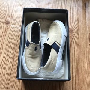 Khaki/Navy Polo Shoe Size 13